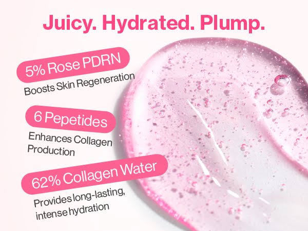 Numbuzin – Sérum repulpant au collagène Rose PDRN n° 2, 30 ml