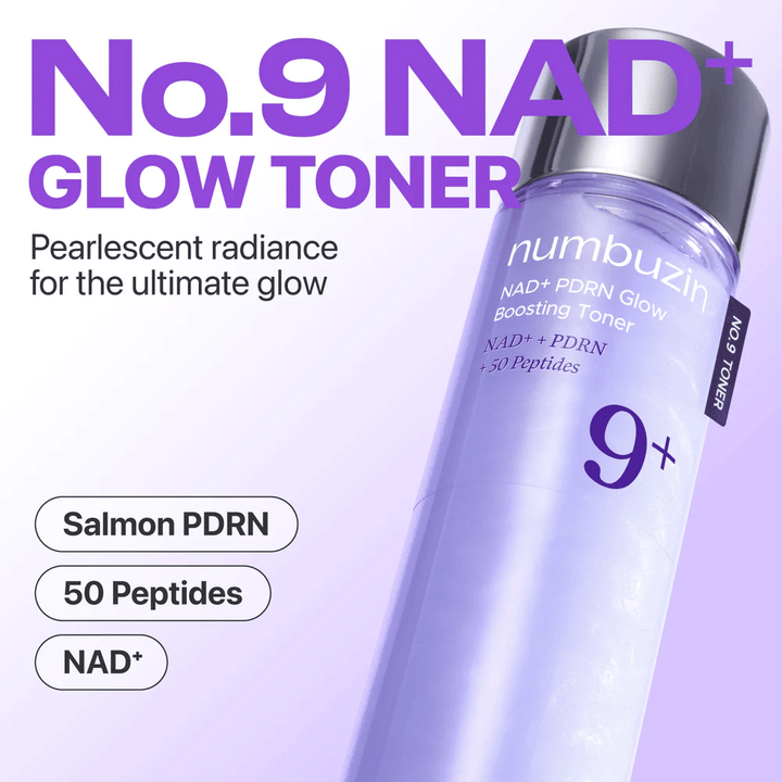 Numbuzin – Lotion tonique éclat n°9 + NAD + PDRN – 150 ml