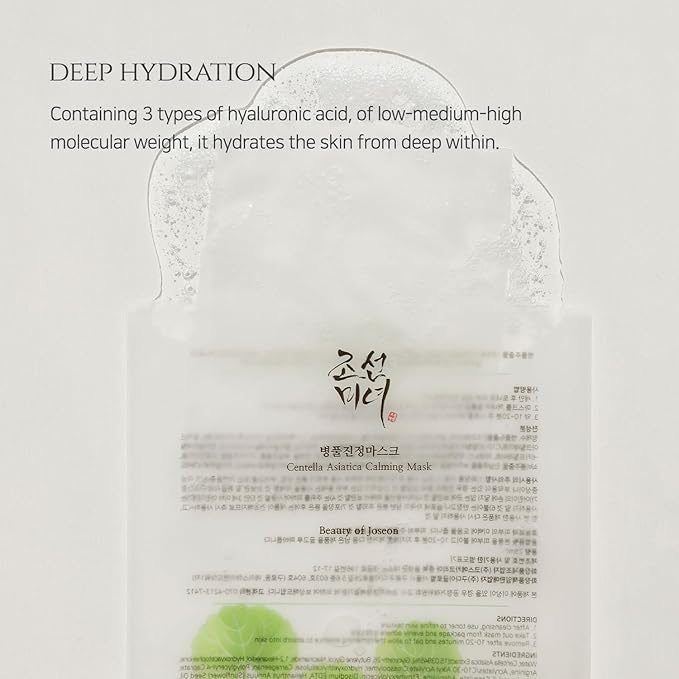 Masque apaisant à la centella asiatica Beauty of Joseon, 25 ml, 1 unité