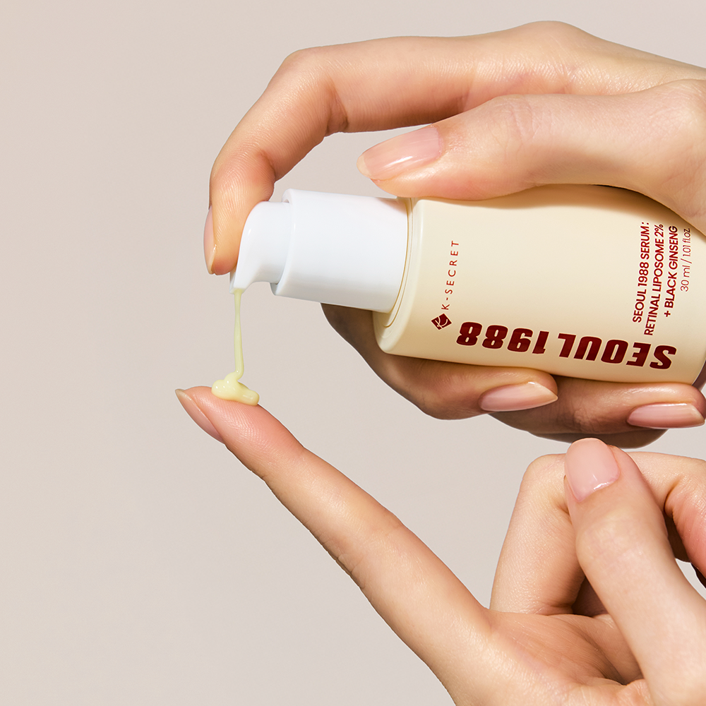 K-SECRET – SEOUL 1988 Sérum : Rétinal Liposome 2 % + Ginseng Noir – 30 ml