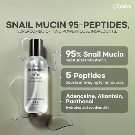 Jumiso – Essence de mucine d'escargot 95 + peptides – 140 ml