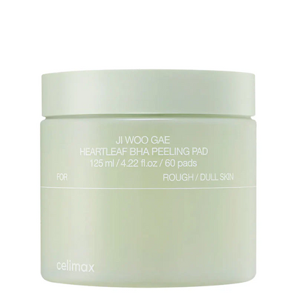 Celimax – Disques exfoliants BHA à la feuille de cœur Jiwoogae, 60 unités