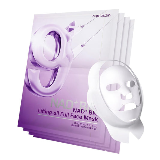 Numbuzin – N° 9 NAD+ BIO Lifting-sil Masque Visage Complet, 1 pièce