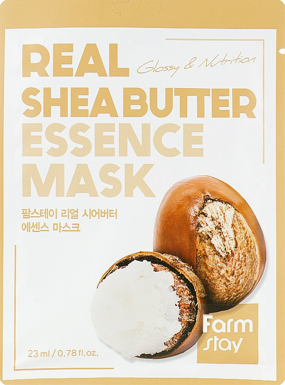 Farmstay – Real Shea Butter Essence Mask, 23ml