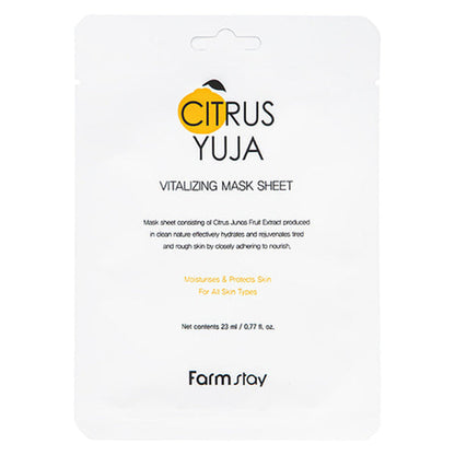 Farmstay – Citrus Yuja Vitalizing Mask, 23ml