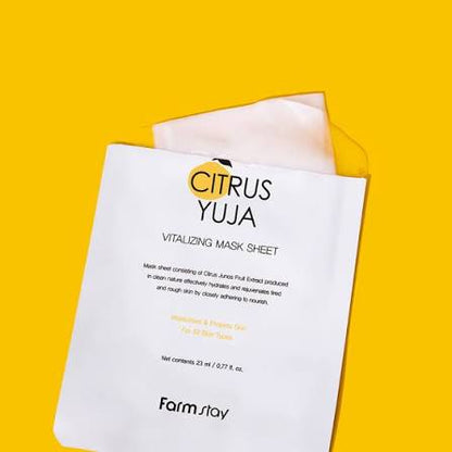 Farmstay – Citrus Yuja Vitalizing Mask, 23ml