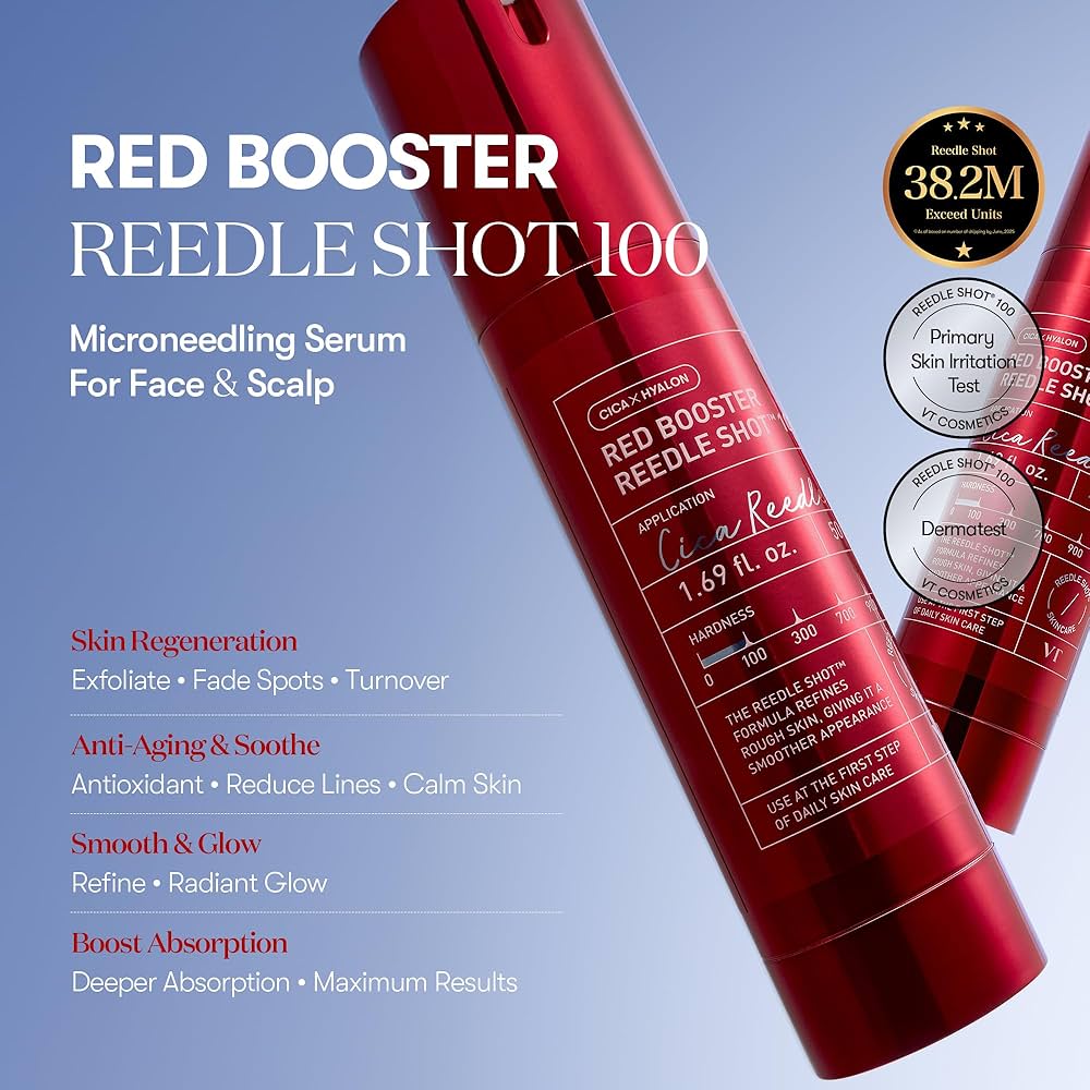 VT Cosmetics – Red Booster Reedle Shot 100, 50ml