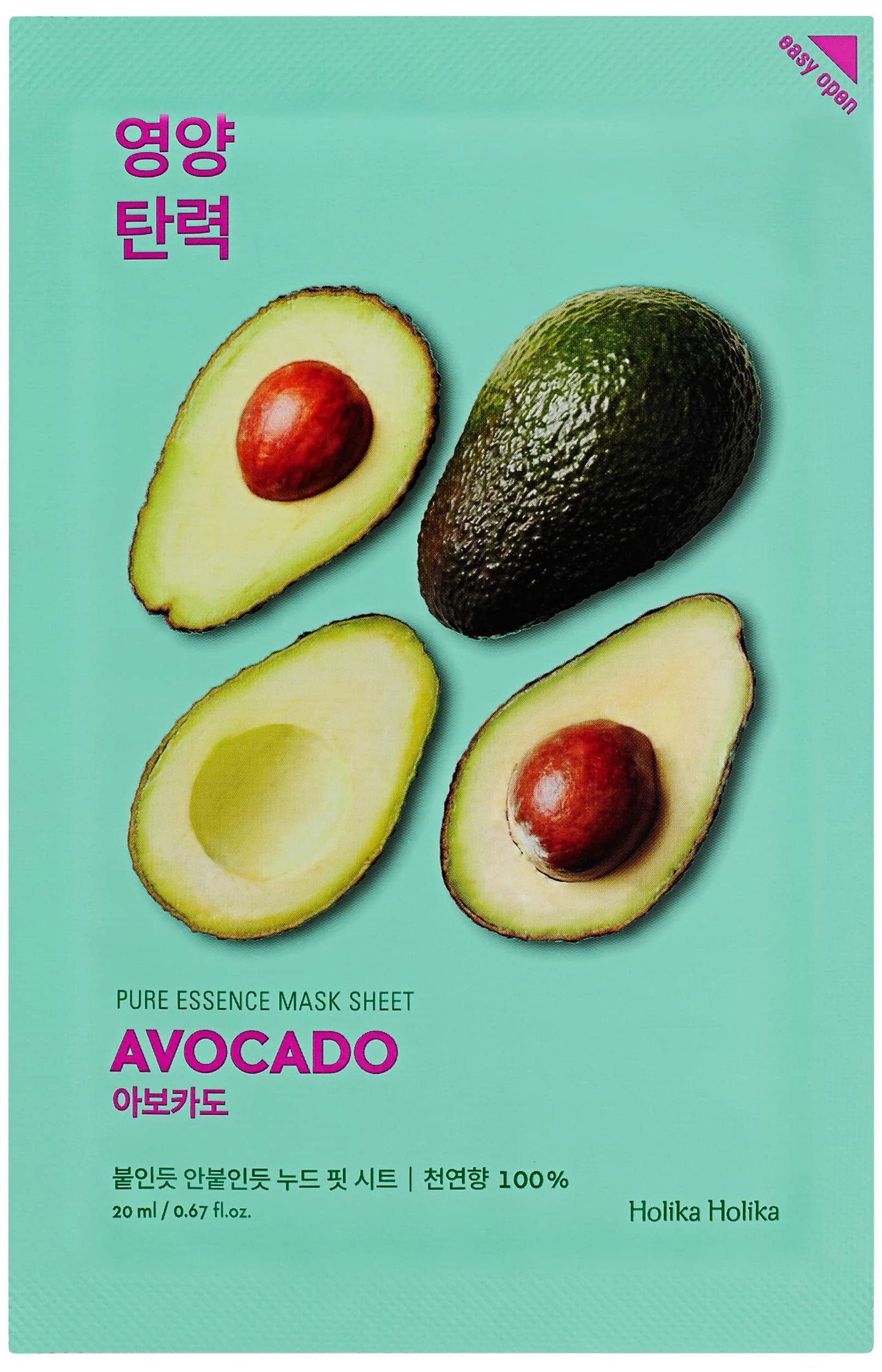 Holika Holika – Pure Essence Mask Sheet, Cucumber, 23ml