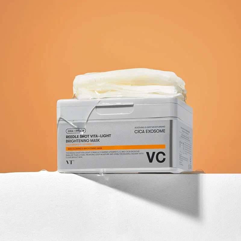 VT Cosmetics - Masque éclaircissant Reedle Shot Vita-Light, 30 unités