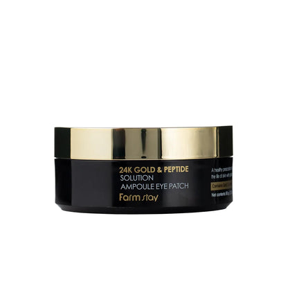 Farmstay – 24K Gold & Peptide Solution Ampoule Eye Patch, 60 patches