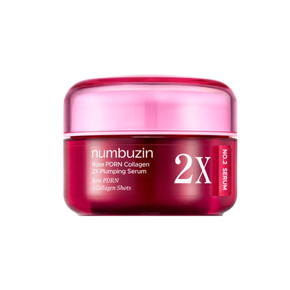 Numbuzin - Sérum repulpant au collagène et à la rose PDRN 2X n° 2 - 30 ml