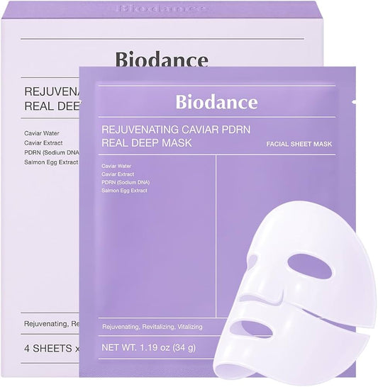 BIODANCE - Masque visage rajeunissant au caviar PDRN Real Deep, 1 pièce