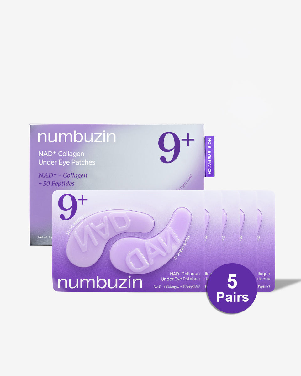Numbuzin - Patchs oculaires NAD+ n° 9, 5 paires