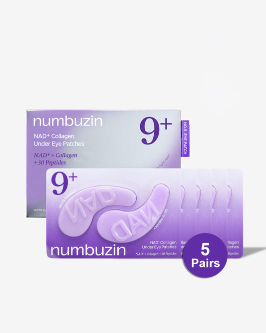 Numbuzin - Patchs oculaires NAD+ n° 9, 5 paires