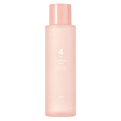 Numbuzin - Lotion tonique minérale hydratante et éclat n°4 - 200 ml