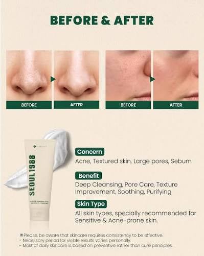 K-SECRET - SEOUL 1988 Mousse Nettoyante : Cica de Pin 1 % + Probiotiques, 150 ml