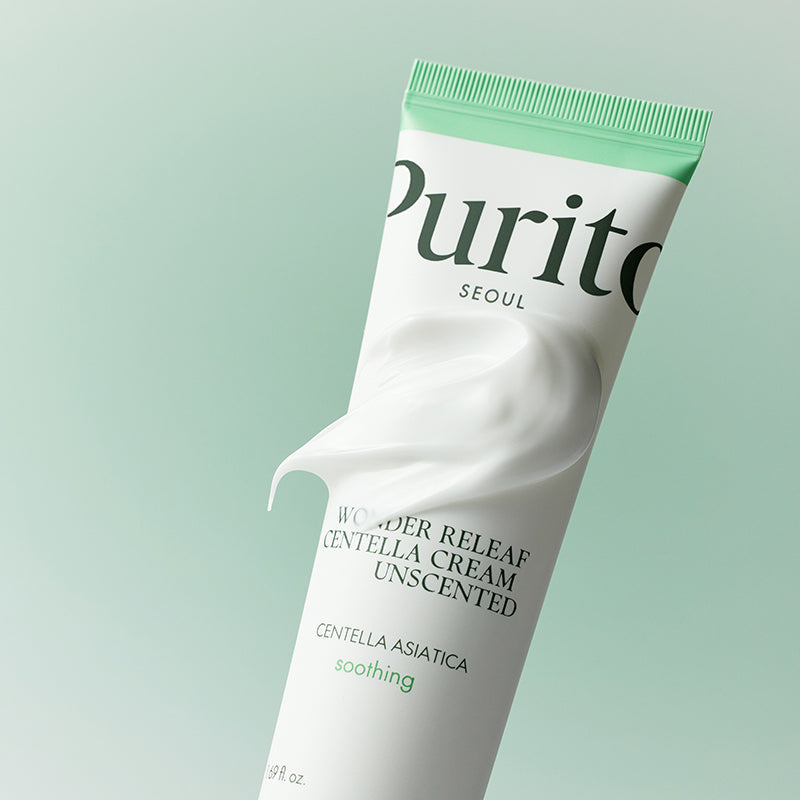 PURITO - Crème Centella Apaisante Wonder Releaf Sans Parfum, 50ml