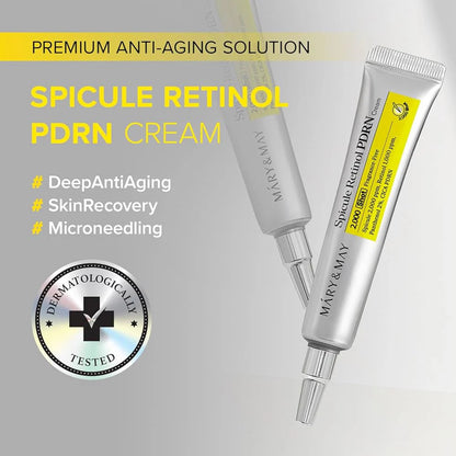 Mary & May - Crème Rétinol Spicule PDRN, 15g