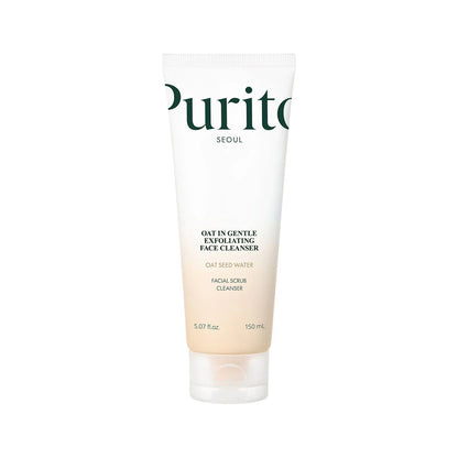 PURITO - Nettoyant exfoliant doux pour le visage à l'avoine, 150ml