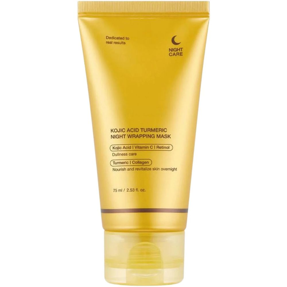 MEDICUBE - Kojic Acid Turmeric Night Wrapping Mask, 75ml