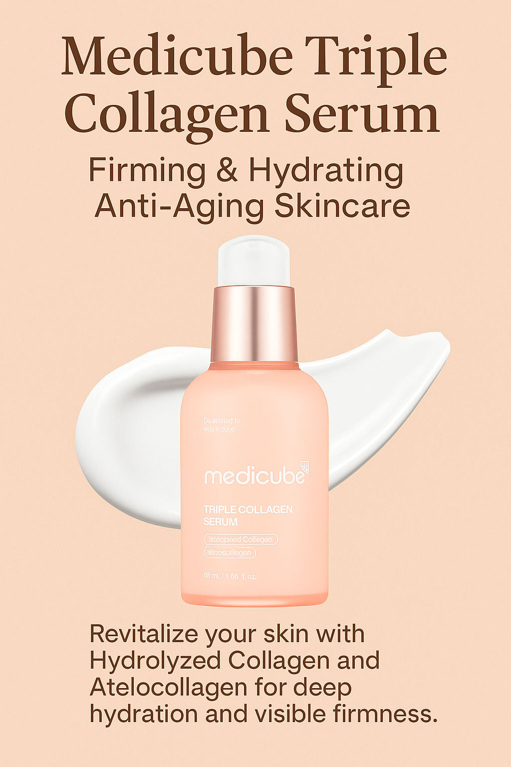 Medicube – Sérum Triple Collagène 4.0, 55 ml