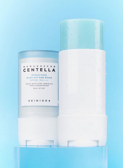SKIN1004 – Stick solaire soyeux à la Centella Hyalu-Cica de Madagascar