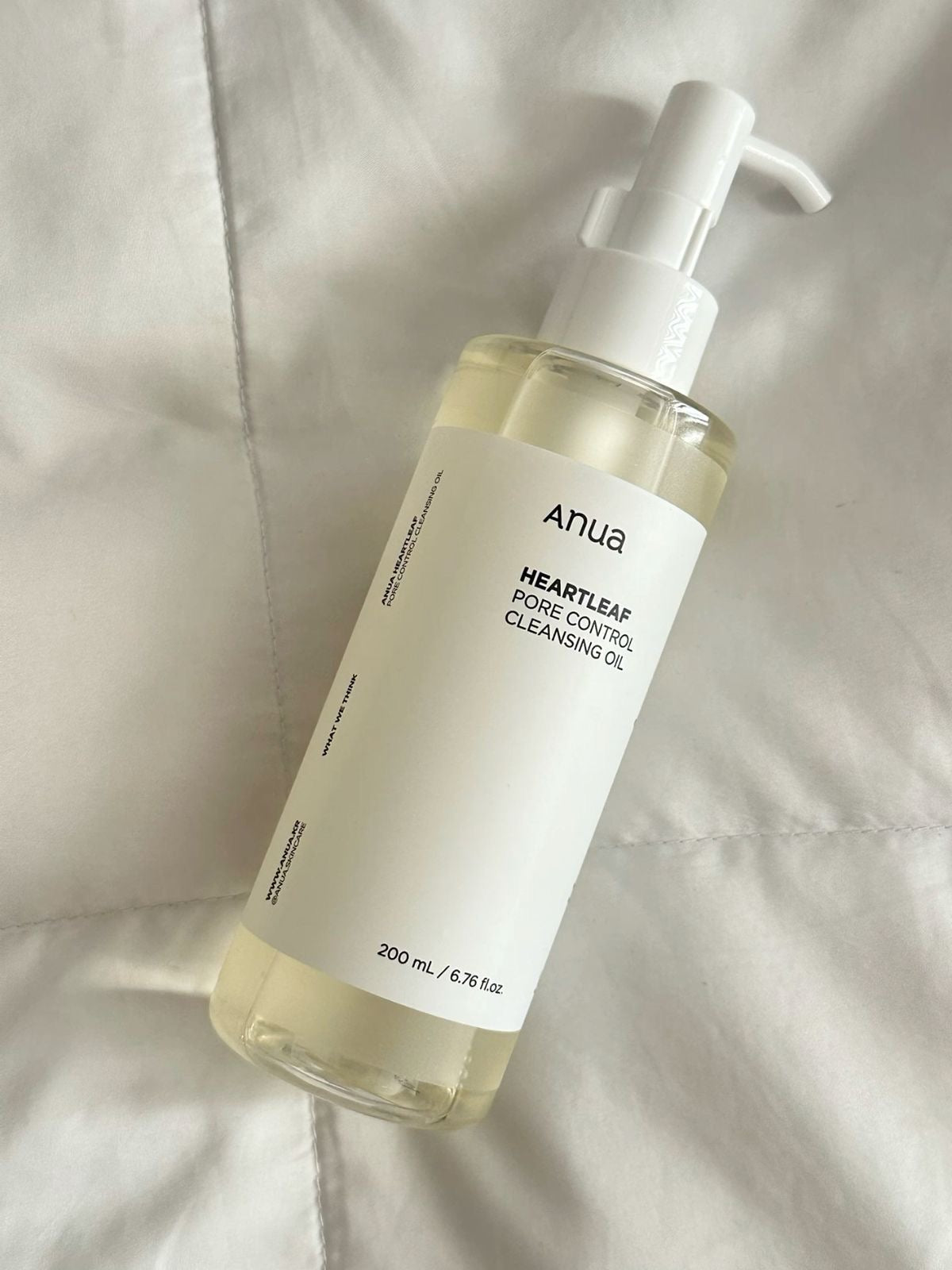 Anua – Huile nettoyante Heartleaf pour le contrôle des pores 200 ml