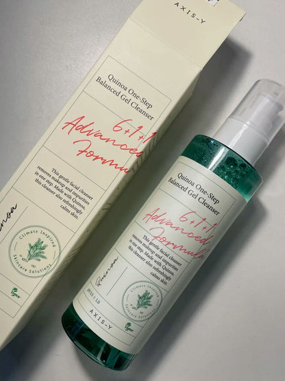Axis-Y – Gel nettoyant équilibré en une étape au quinoa – 180 ml