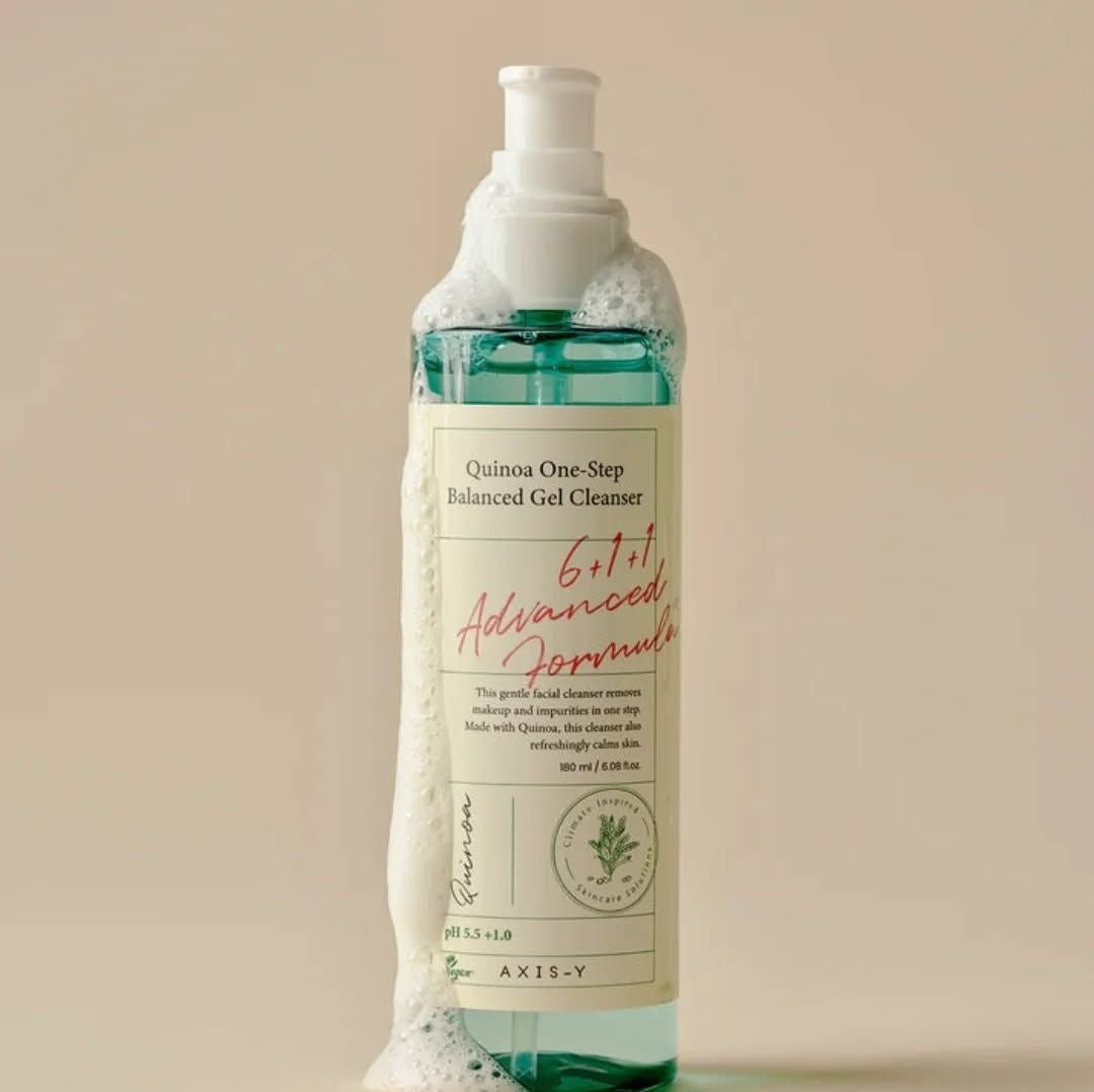 Axis-Y – Gel nettoyant équilibré en une étape au quinoa – 180 ml