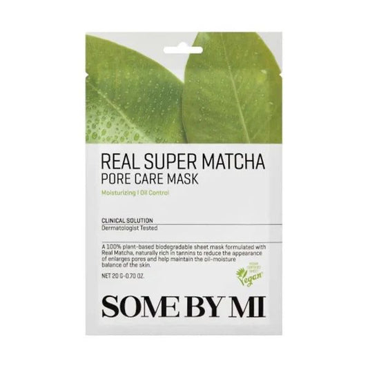 Masque soin des pores Real Super Matcha de SOME by MI – 1 pièce