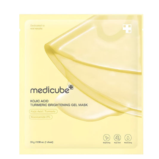 Medicube – Masque gel éclaircissant à l'acide kojique et au curcuma, 28 g