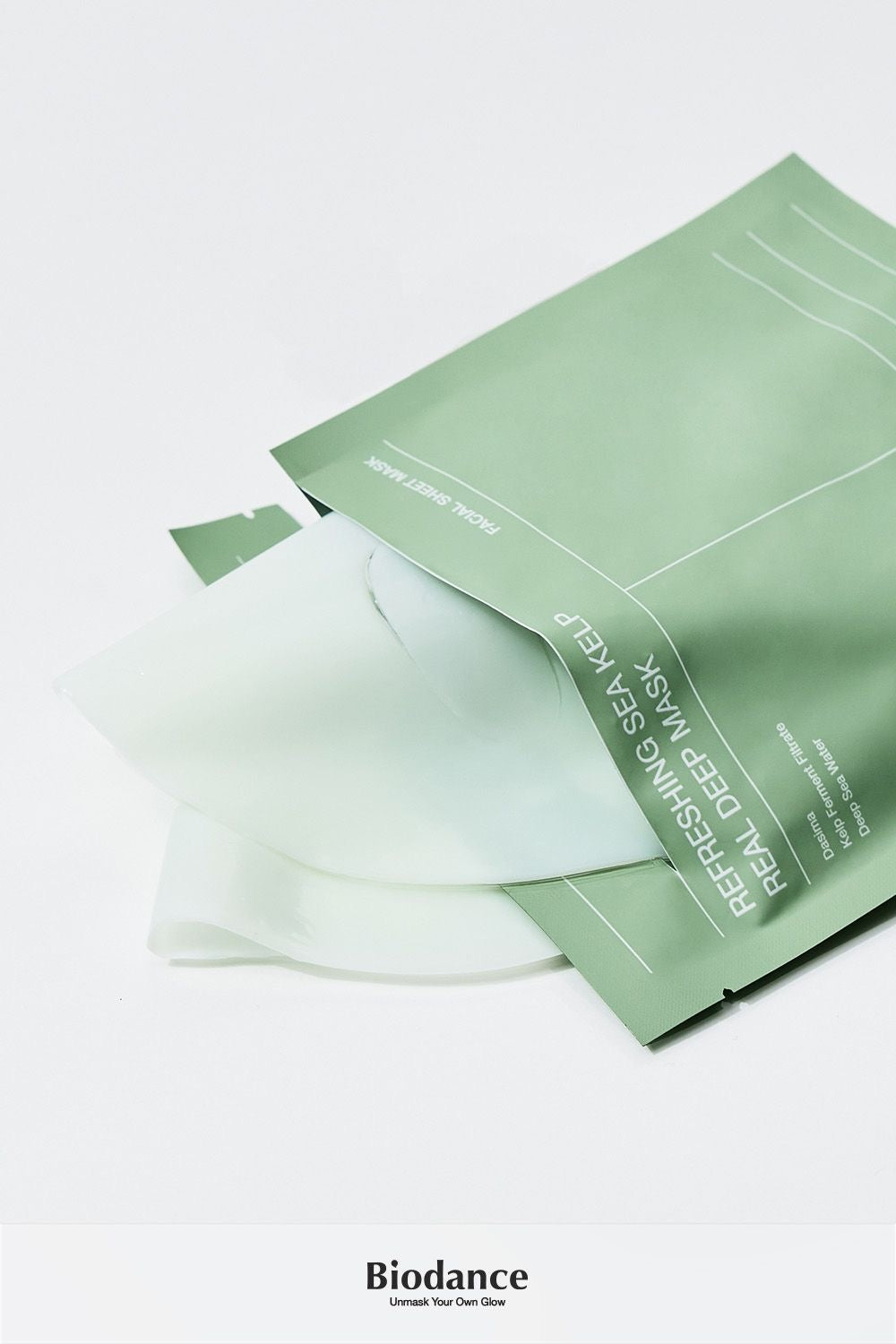 Biodance – Masque rafraîchissant aux algues marines Real Deep Mask 1 boîte (34 g x 4 unités)