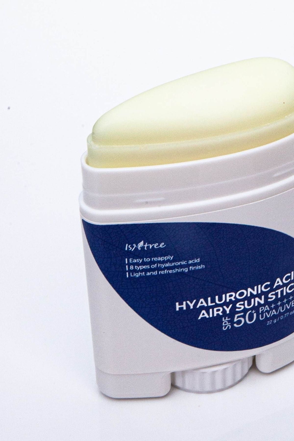 Isntree – Stick solaire aérien à l'acide hyaluronique SPF 50+ PA++++, 22 g