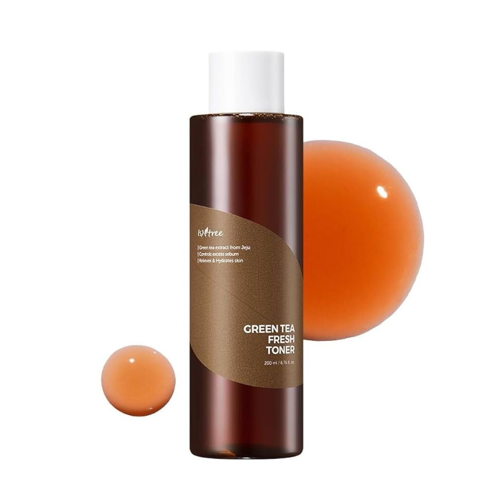 Isntree – Lotion tonique fraîche au thé vert, 200 ml