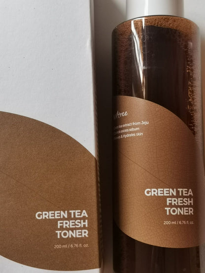 Isntree – Lotion tonique fraîche au thé vert, 200 ml