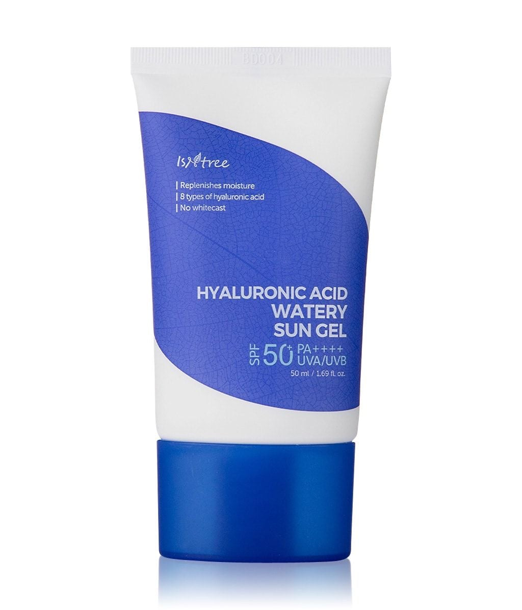 Isntree – Gel solaire aqueux à l'acide hyaluronique SPF 50+ PA++++, 50 ml