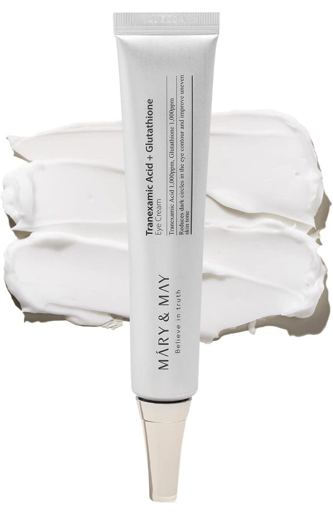 Mary&amp;May – Crème contour des yeux à l'acide tranexamique et au glutathion, 30 ml