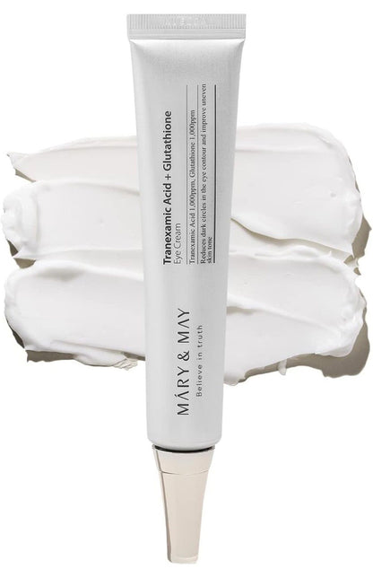 Mary&amp;May – Crème contour des yeux à l'acide tranexamique et au glutathion, 30 ml