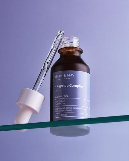 Sérum complexe de 6 peptides Mary &amp; May, 30 ml