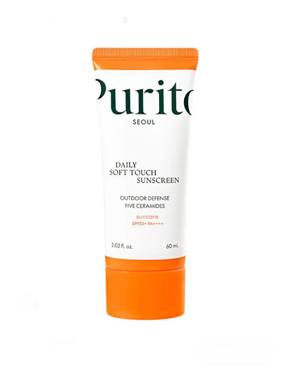 PURITO – Crème solaire quotidienne douce et agréable au toucher, 60 ml