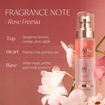 d'Alba – Sérum capillaire réparateur professionnel parfumé 100 ml