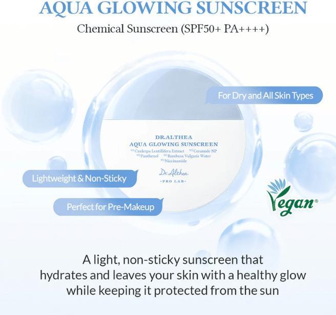 Dr.Althea – Crème solaire Aqua Glowing 45 ml